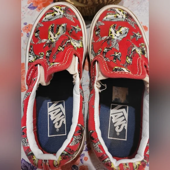Vans glow in the dark dinosaurs cheap